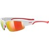 Uvex Brille Sportstyle 215 white/mat-red