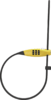 ABUS Kabelschloss Combiflex Travelguard, 45cm, gelb
