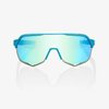 100% Brille S2, blau Topas Sagan LTD mit Glas: Multilayer Mirror