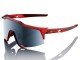 100% Brille Speedcraft, kirschrot mit Glas: Mirror