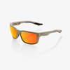 100 Brille Daze, matt sand mit Glas Hiper Red Multilayer