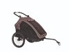 XLC Kinderanhänger Duo S, 2 Sitzer, gefedert, grau