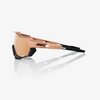 100% Brille Speedtrap, matt bronze mit Glas: HiPER Copper Mirror