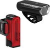 Lezyne Lampen-Set Hecto Drive Pro 400+ StVZO + Strip Drive+ StVZO, LED, schwarz